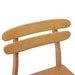 Scaun de sufragerie 2 pcs natural Lemn Solid de Cauciuc - WALTI WALTI