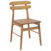 Scaun de sufragerie 2 pcs natural Lemn Solid de Cauciuc - WALTI WALTI