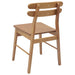 Scaun de sufragerie 2 pcs natural Lemn Solid de Cauciuc - WALTI WALTI