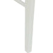Scaun de sufragerie 2 pcs Alb Lemn Solid de Cauciuc - WALTI WALTI