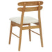 Scaun de sufragerie 2 pcs Natural și deschis - WALTI WALTI