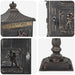 Cutie poștală cu suport cu ușă Bronz 42,5 x 29,5 x 117 cm - WALTI WALTI