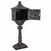 Cutie poștală cu suport cu ușă Bronz 42,5 x 29,5 x 117 cm - WALTI WALTI