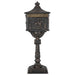 Cutie poștală cu suport cu ușă Bronz 42,5 x 29,5 x 117 cm - WALTI WALTI