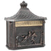 Cutie Poștală Montată pe Perete cu ușă Bronz 40,5 x 16 x 45 cm - WALTI WALTI