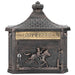 Cutie Poștală Montată pe Perete cu ușă Bronz 40,5 x 16 x 45 cm - WALTI WALTI