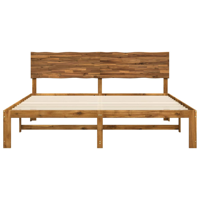 Cadru de pat dublu cu spătar ROSTOCK natural 180 x 200 cm WALTI