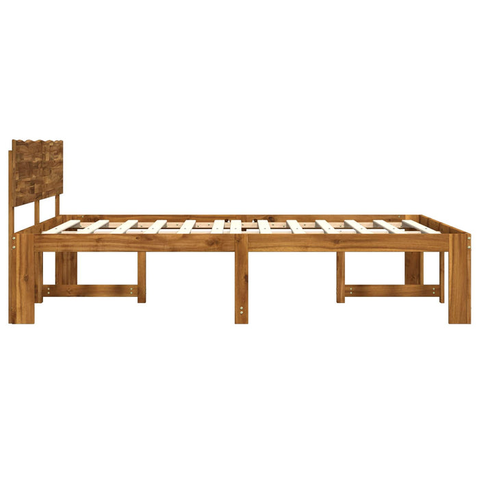 Cadru de pat dublu cu spătar ROSTOCK natural 200 x 200 cm WALTI