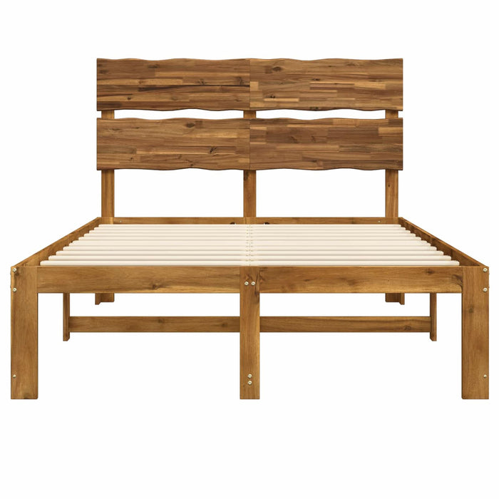 Cadru de pat dublu cu spătar ROSTOCK natural 137 x 190 cm WALTI
