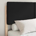 Cadru de pat cu tăblie tapițată cu headboard Negru 120 x 190 cm - WALTI WALTI