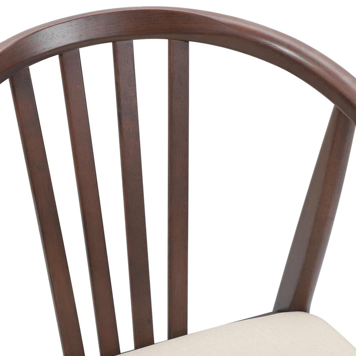 Scaun de sufragerie 2 pcs Maro deschis și deschis - WALTI WALTI