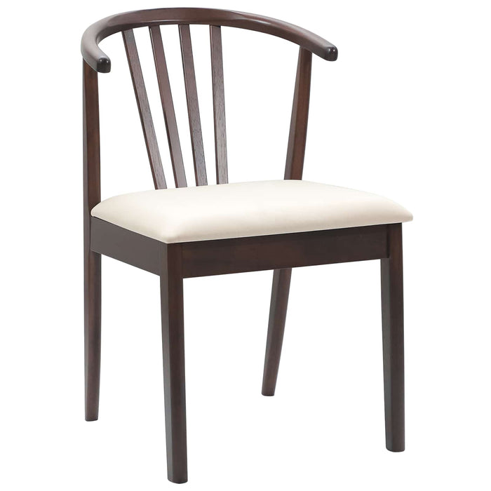 Scaun de sufragerie 2 pcs Maro deschis și deschis - WALTI WALTI