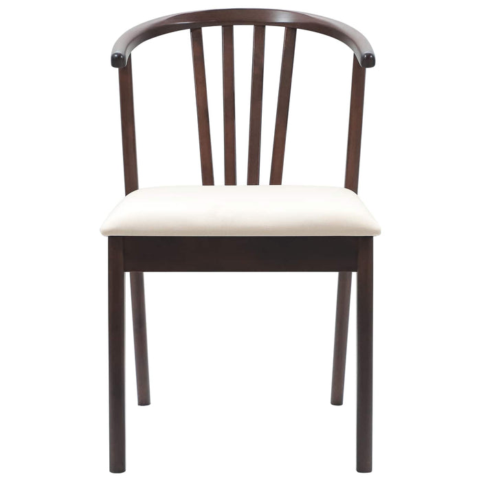 Scaun de sufragerie 2 pcs Maro deschis și deschis - WALTI WALTI