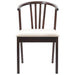 Scaun de sufragerie 2 pcs Maro deschis și deschis - WALTI WALTI