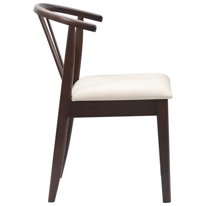 Scaun de sufragerie 2 pcs Maro deschis și deschis - WALTI WALTI