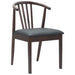 Scaun de sufragerie 2 pcs Maro deschis și negru - WALTI WALTI