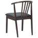 Scaun de sufragerie 2 pcs Maro deschis și negru - WALTI WALTI