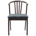 Scaun de sufragerie 2 pcs Maro deschis și negru - WALTI WALTI