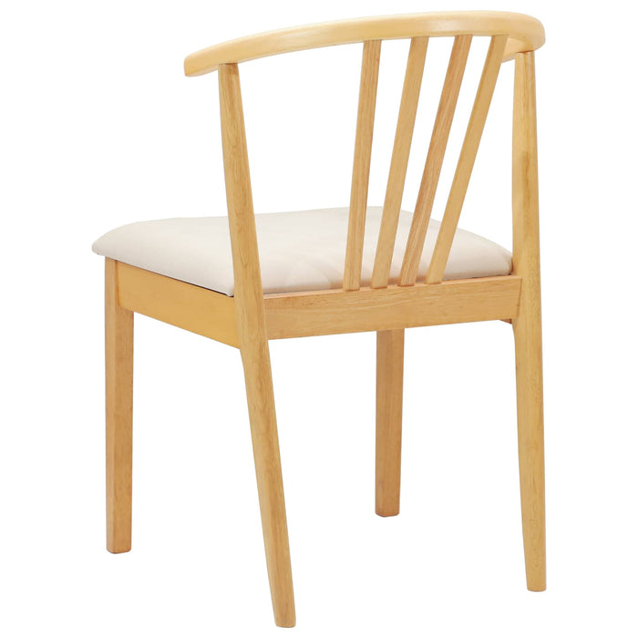 Scaun de sufragerie 2 pcs Natural și deschis - WALTI WALTI