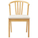 Scaun de sufragerie 2 pcs Natural și deschis - WALTI WALTI