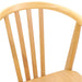 Scaun de sufragerie 2 pcs natural Lemn de cauciuc solid - WALTI WALTI