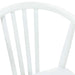 Scaun de sufragerie 2 pcs Alb Lemn de cauciuc solid - WALTI WALTI