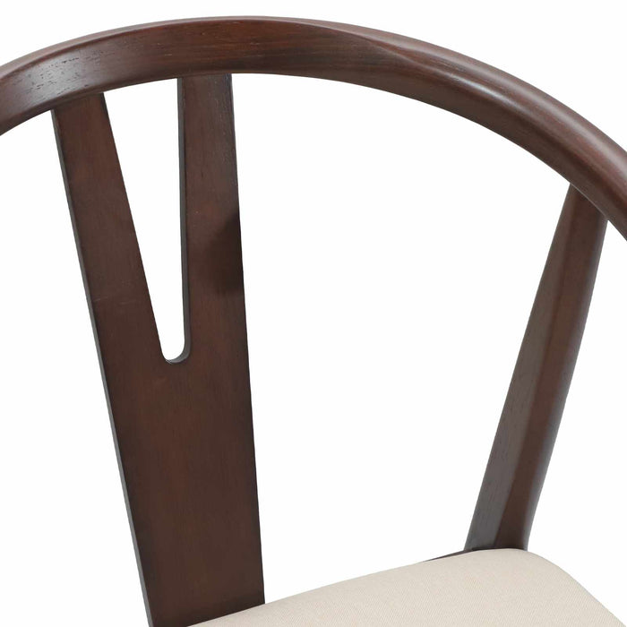 Scaun de sufragerie 2 pcs Maro deschis și deschis - WALTI WALTI