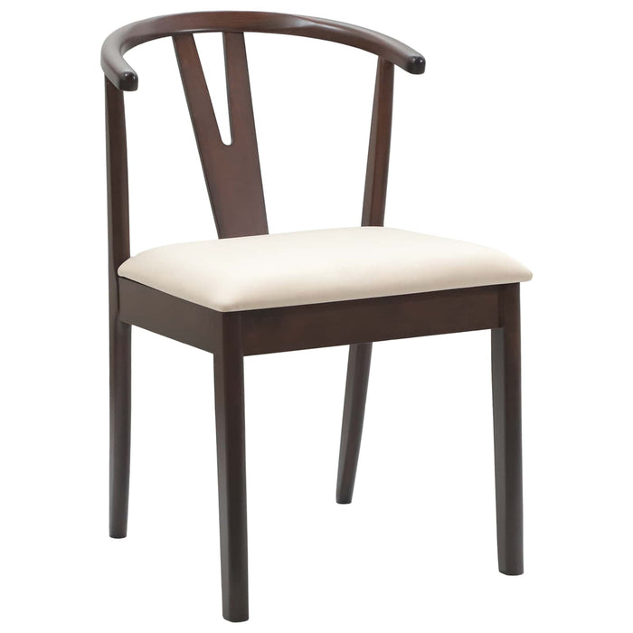 Scaun de sufragerie 2 pcs Maro deschis și deschis - WALTI WALTI