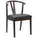 Scaun de sufragerie 2 pcs Maro deschis și negru - WALTI WALTI