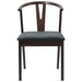 Scaun de sufragerie 2 pcs Maro deschis și negru - WALTI WALTI
