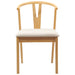 Scaun de sufragerie 2 pcs Natural și deschis - WALTI WALTI
