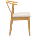 Scaun de sufragerie 2 pcs Natural și deschis - WALTI WALTI