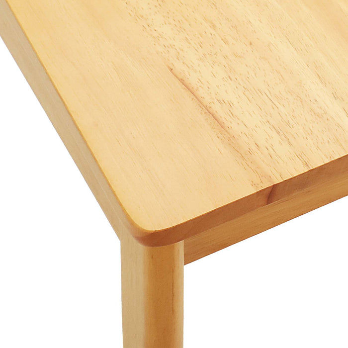 Scaun de sufragerie 2 pcs natural Lemn Solid de Cauciuc - WALTI WALTI