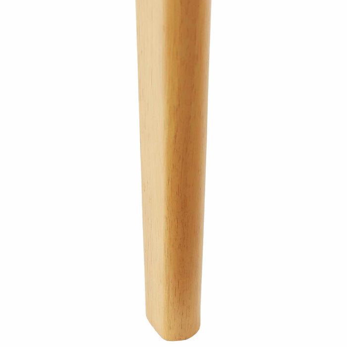 Scaun de sufragerie 2 pcs natural Lemn Solid de Cauciuc - WALTI WALTI