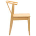 Scaun de sufragerie 2 pcs natural Lemn Solid de Cauciuc - WALTI WALTI