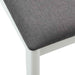 Scaun de sufragerie 2 pcs Alb și gri Lemn Solid de Cauciuc - WALTI WALTI
