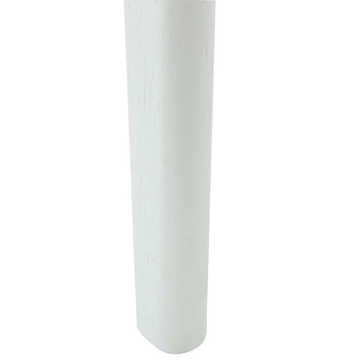 Scaun de sufragerie 2 pcs Alb și gri Lemn Solid de Cauciuc - WALTI WALTI