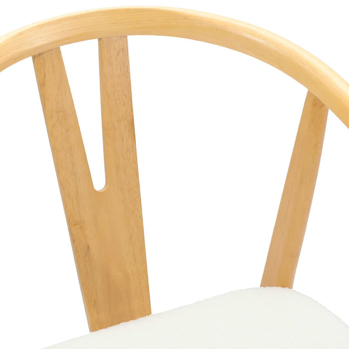 Scaun de sufragerie 2 pcs Natural și deschis - WALTI WALTI