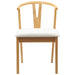 Scaun de sufragerie 2 pcs Natural și deschis - WALTI WALTI