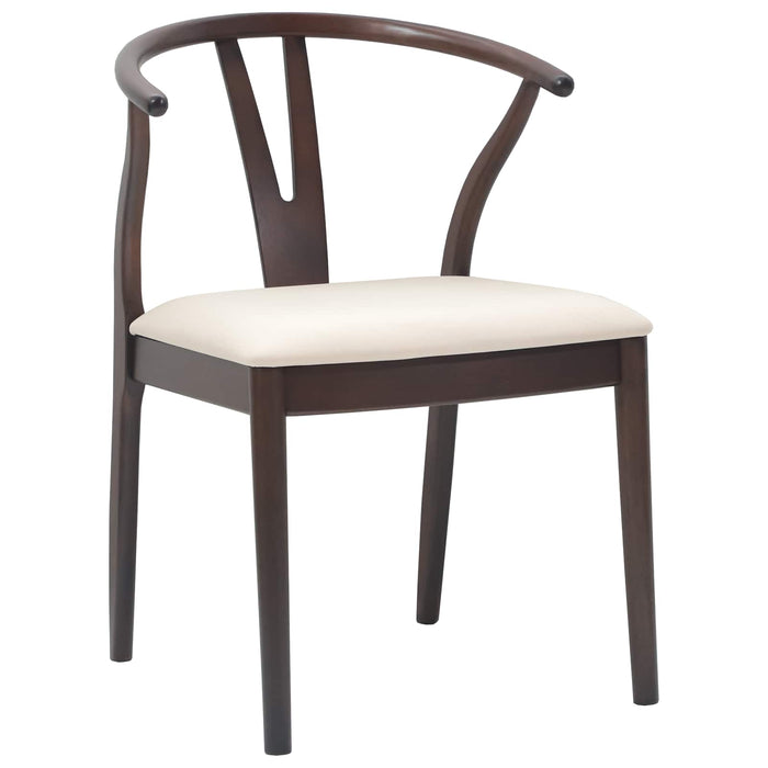 Scaun de sufragerie 2 pcs Maro deschis și deschis - WALTI WALTI