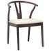 Scaun de sufragerie 2 pcs Maro deschis și deschis - WALTI WALTI