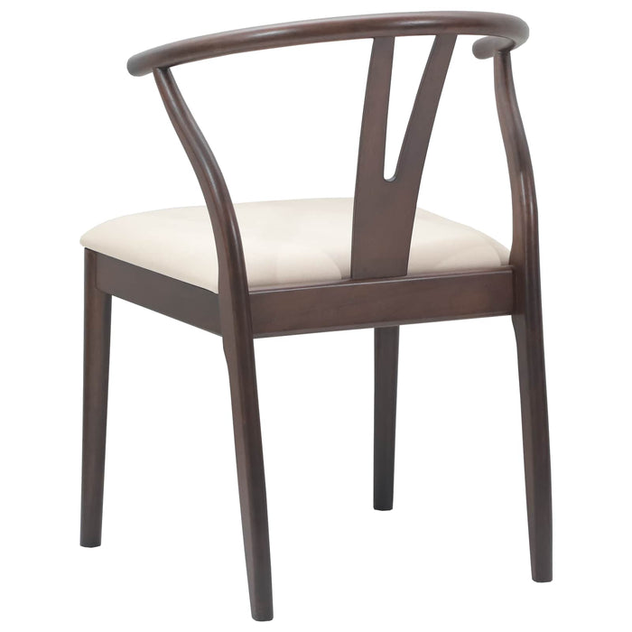 Scaun de sufragerie 2 pcs Maro deschis și deschis - WALTI WALTI