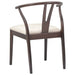 Scaun de sufragerie 2 pcs Maro deschis și deschis - WALTI WALTI
