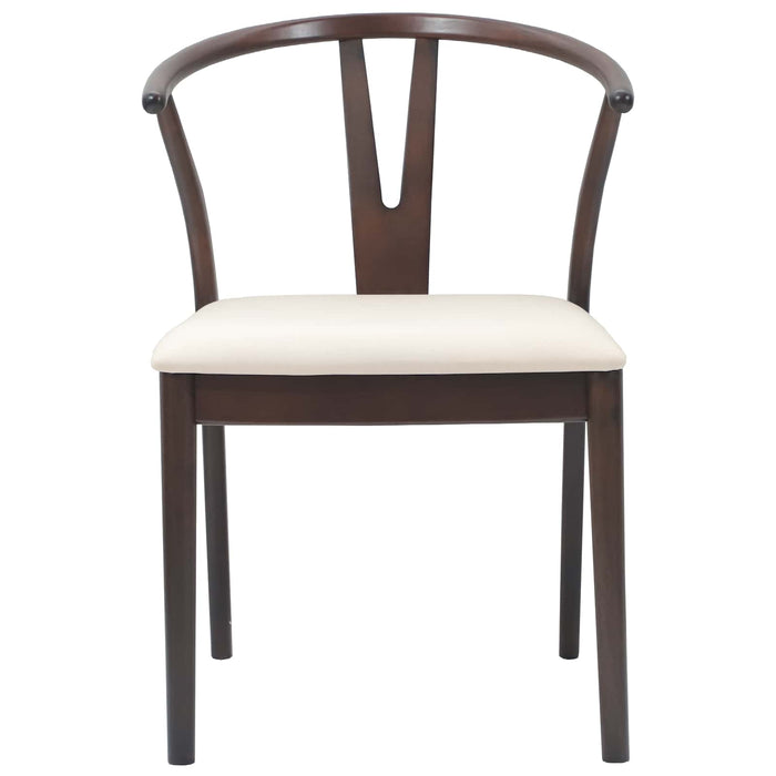 Scaun de sufragerie 2 pcs Maro deschis și deschis - WALTI WALTI