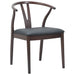 Scaun de sufragerie 2 pcs Maro deschis și negru - WALTI WALTI