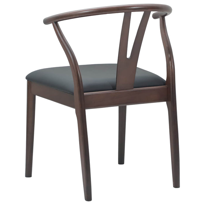 Scaun de sufragerie 2 pcs Maro deschis și negru - WALTI WALTI
