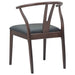 Scaun de sufragerie 2 pcs Maro deschis și negru - WALTI WALTI
