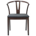 Scaun de sufragerie 2 pcs Maro deschis și negru - WALTI WALTI