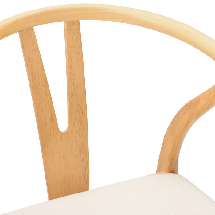 Scaun de sufragerie 2 pcs Natural și deschis - WALTI WALTI