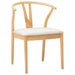Scaun de sufragerie 2 pcs Natural și deschis - WALTI WALTI